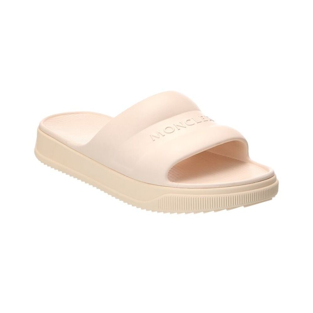 Moncler Altive Rubber Slide, White